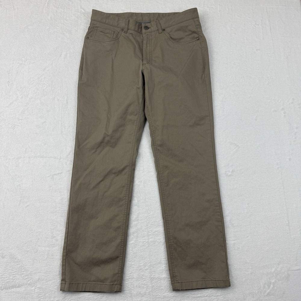 Charles Tyrwhitt Classic Fit Stretch Pants Men's 34 x 30 Khaki Chinos Preppy